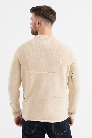 Only & Sons Destroy kerek nyakú pulóver szaggatott részletekkel férfi