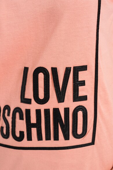 Love Moschino Pamutpóló nagy logóval női