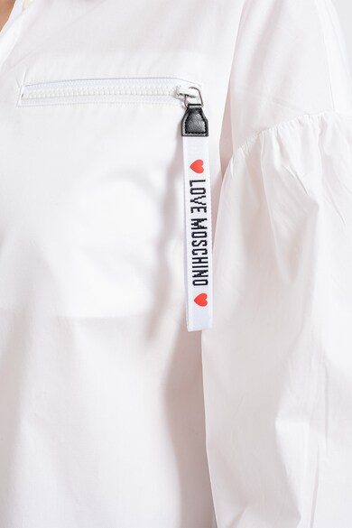 Love Moschino Риза с памук и джоб Жени