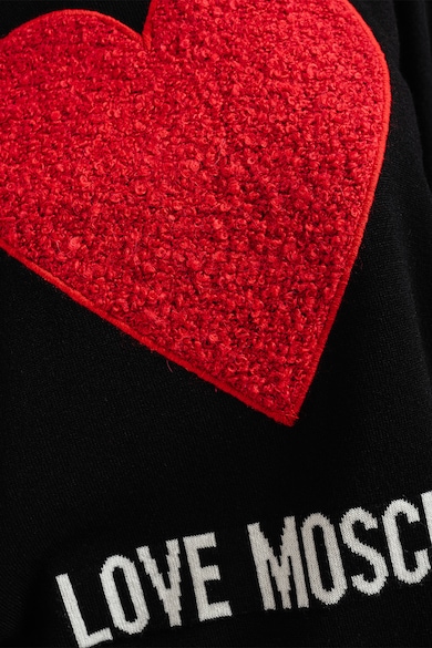 Love Moschino Gyapjútartalmú logós pulóver női