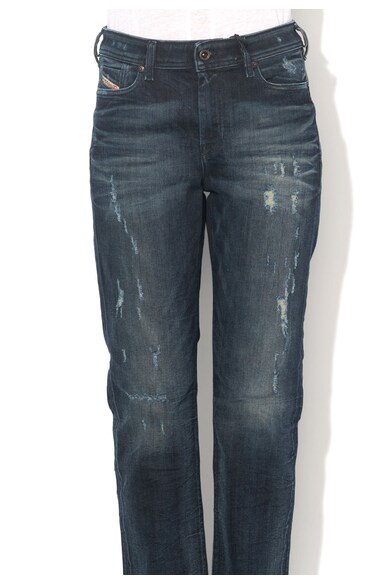 Diesel Jeansi bleumarin regular fit cu aspect uzat Reen Femei