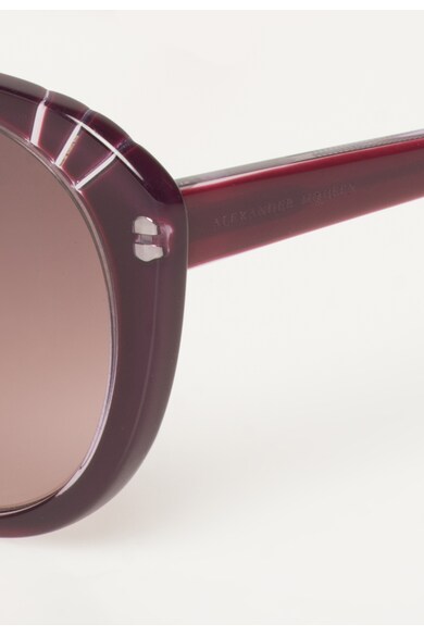 Alexander Mcqueen Ochelari de soare violet pruna inchis Femei