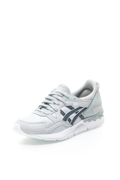 Asics Unisex Halványszürke Sportcipő Nyersbőr Szegélyekkel női