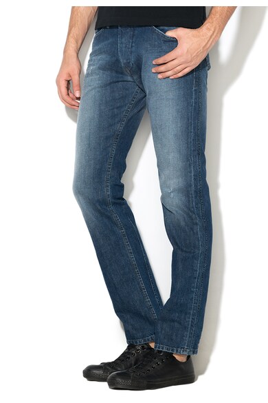 Diesel Jeansi slim fit conici albastri Darron Barbati