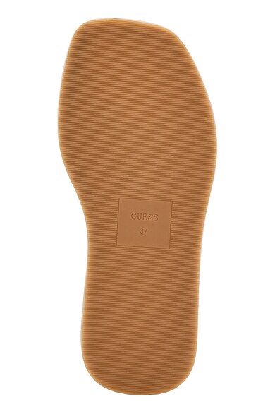 GUESS Sandale de piele cu barete multiple si detaliu metalic Femei