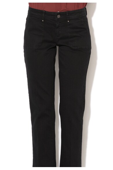 Esprit Черен панталон с кройка до глезена Жени