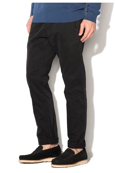 EDC by Esprit Pantaloni chino slim fit negri Barbati