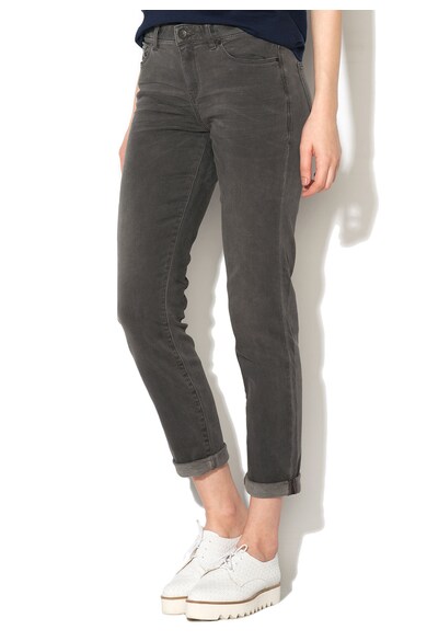 Esprit Jeansi crop slim fit gri inchis Femei