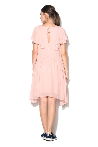 French Connection Rochie roz pastel asimetrica Femei