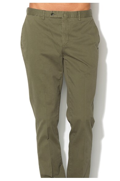 Hackett London Pantaloni chino slim fit verde oliv Barbati