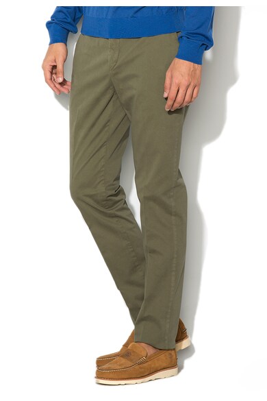 Hackett London Pantaloni chino slim fit verde oliv Barbati