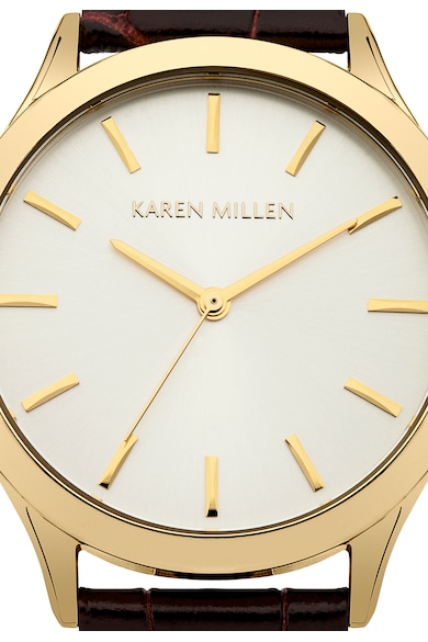 Karen Millen Ceas maro inchis cu auriu Femei