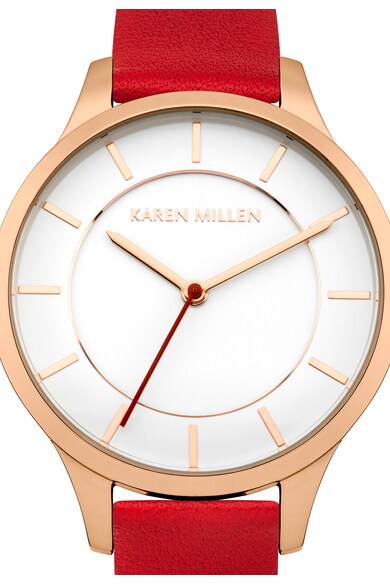 Karen Millen Ceas rosu cu o curea de piele Femei