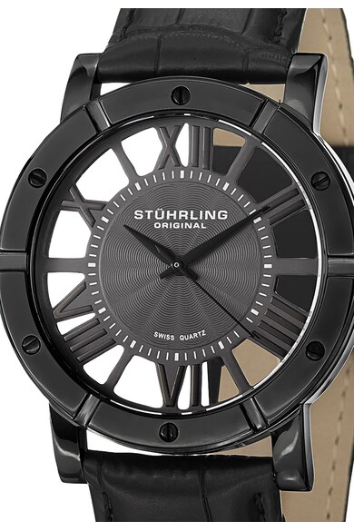 Stuhrling Ceas negru Winchester Barbati