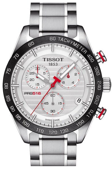 Tissot Сребрист часовник PRS 516 с хронограф Мъже