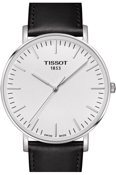 Tissot Ceas argintiu cu negru Everytime Barbati