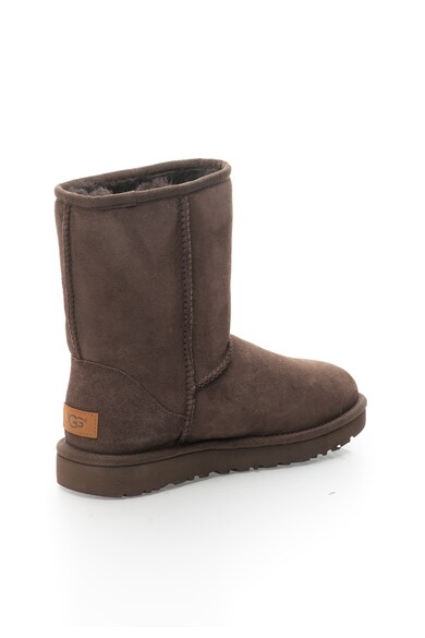 UGG Cizme scurte maro ciocolatiu de piele intoarsa Classic II Femei