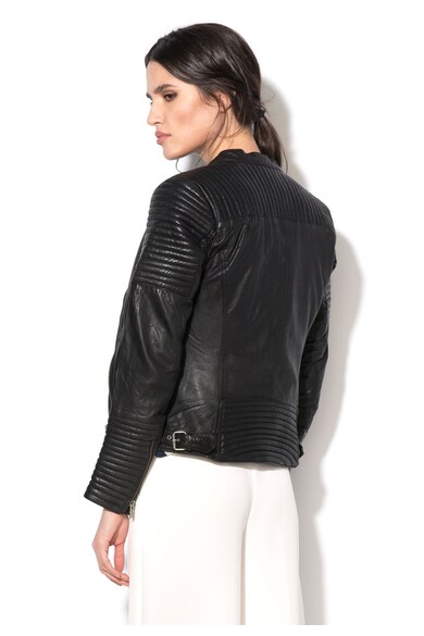 Norton Jacheta biker neagra de piele Tracker Femei