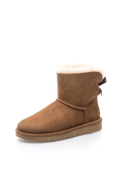 UGG Australia, Mini Bailey Gesztenyebarna Nyersbőr Bokacsizma női