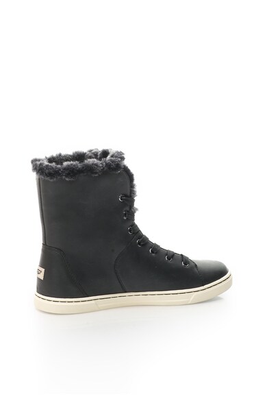 UGG Australia, Cizme negre din piele Enjaku Femei