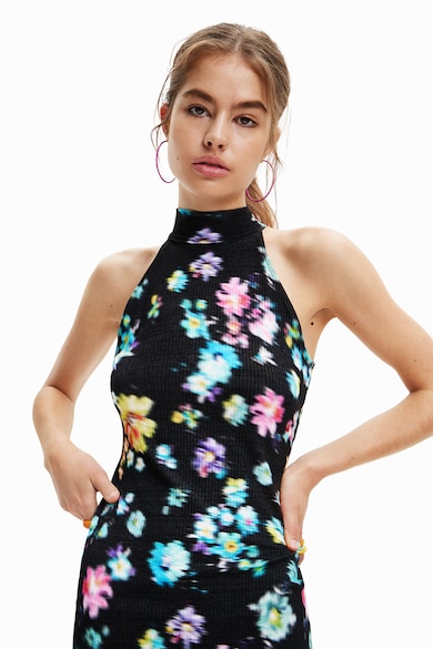 DESIGUAL Rochie cambrata cu decolteu halter Femei