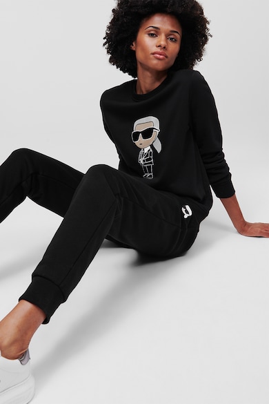 Karl Lagerfeld Organikuspamut tartalmú pulóver logóval női