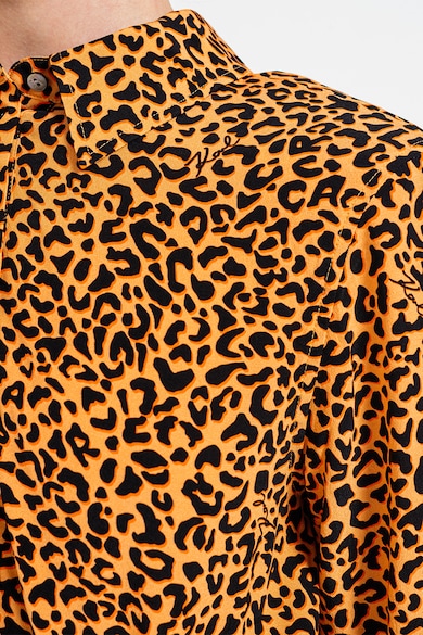Karl Lagerfeld Рокля тип риза с животинска шарка и възел Жени