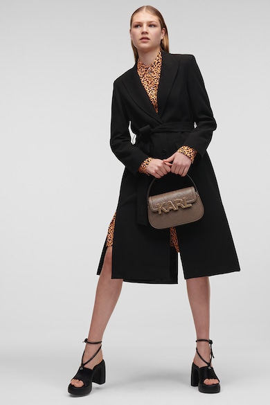 Karl Lagerfeld Kabát megkötővel a derekán női