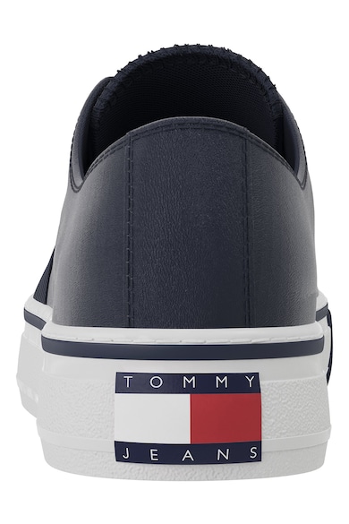 Tommy Jeans Műbőr cipő logós részlettel férfi