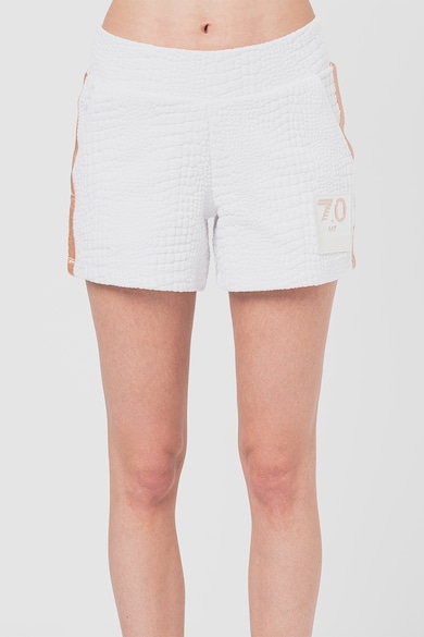 EA7 Pantaloni scurti texturati cu logo Femei