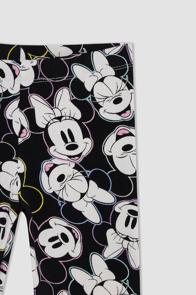 DeFacto Colanti din amestec de bumbac cu imprimeu Mickey&Minnie Mouse Fete