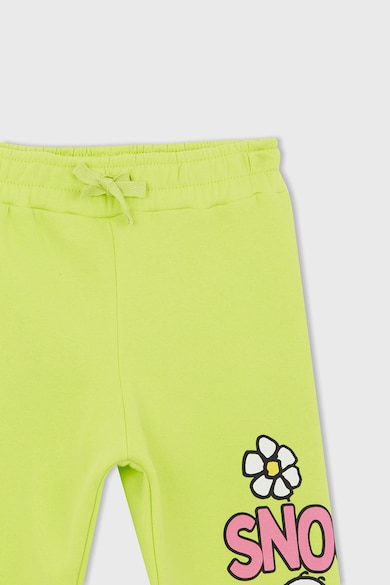 DeFacto Спортен панталон с щампа на Snoopy и връзка Момичета