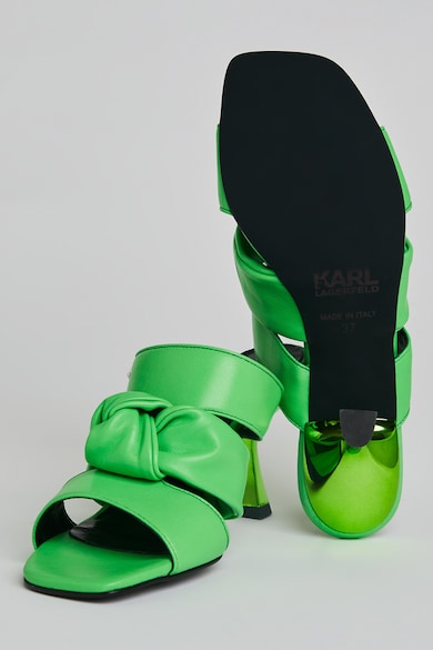 Karl Lagerfeld Кожени сандали с възел Жени