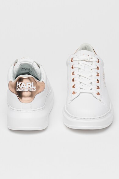 Karl Lagerfeld Кожени спортни обувки Kapri с метализирани детайли Жени