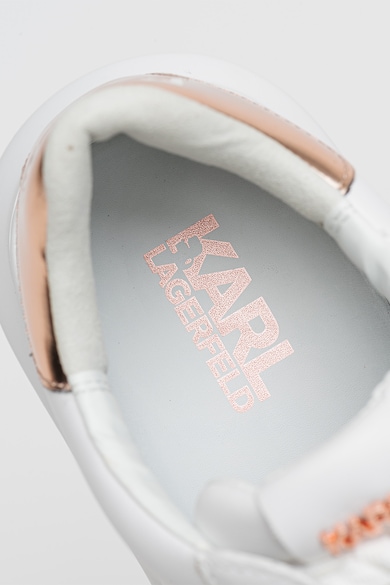 Karl Lagerfeld Кожени спортни обувки Kapri с метализирани детайли Жени