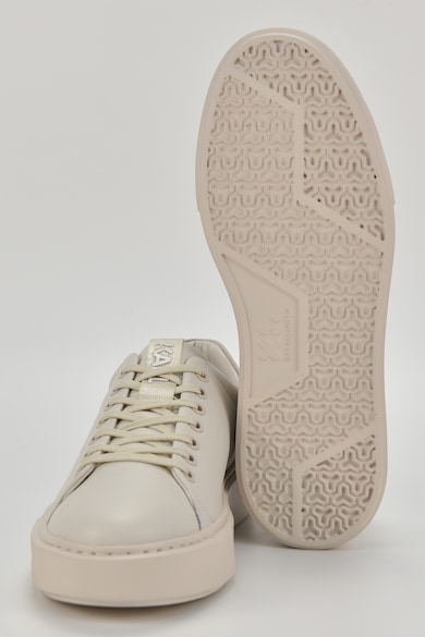 Karl Lagerfeld Pantofi sport din piele cu detaliu logo Barbati