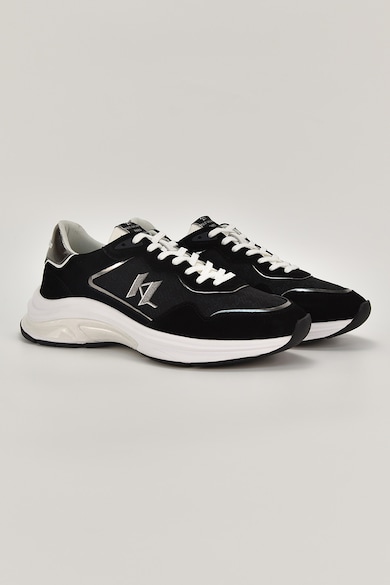 Karl Lagerfeld Велурени спортни обувки с лого Мъже