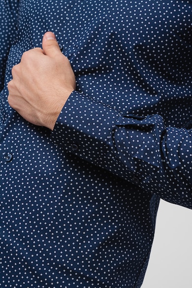 Karl Lagerfeld Szűk fazonú mintás ing férfi