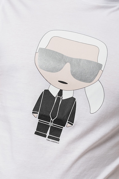 Karl Lagerfeld Памучна тениска с принт Мъже