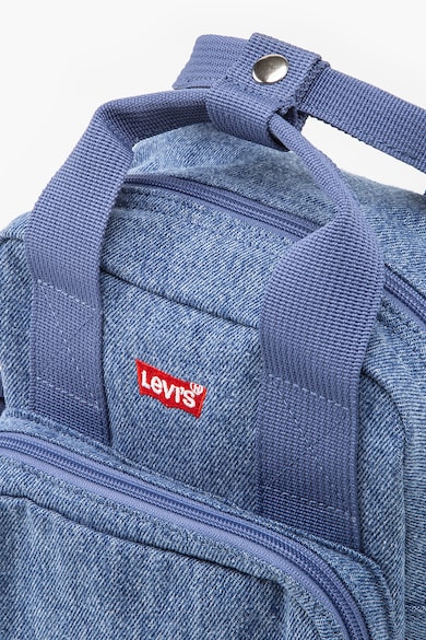 Levi's Малка дънкова раница с джоб с цип отпред Жени