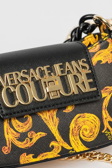 Versace Jeans Couture Geanta de piele ecologica cu bareta si mode baroc Range L Femei