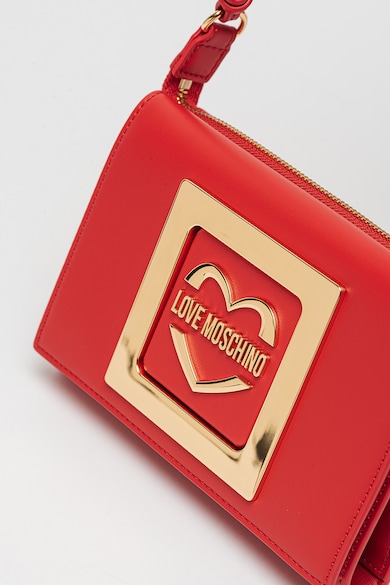 Love Moschino Keresztpántos műbőr táska kontrasztos logóval női