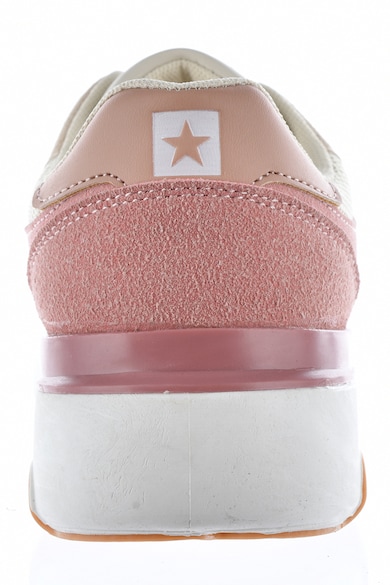 Big Star Kontrasztos dizájnú sneaker nyersbőr hatású részletekkel női