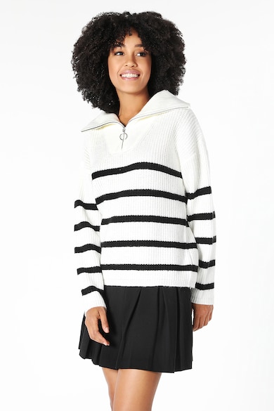 COLIN'S Раиран пуловер с цип Жени