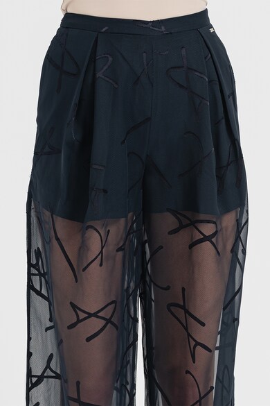 ARMANI EXCHANGE Панталон на лога с мрежесто покритие Жени