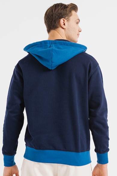 GAP Logómintás kapucnis pulóver colorblock dizájnnal férfi