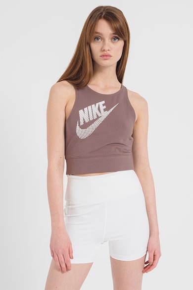 Nike Къс топ с изрязан гръб Жени