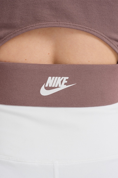 Nike Къс топ с изрязан гръб Жени