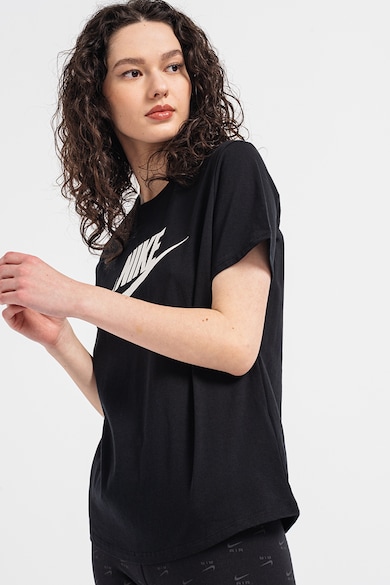 Nike Tricou cu imprimeu logo Essentials Femei