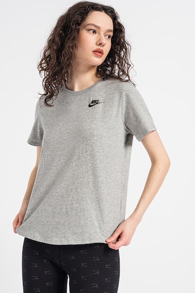 Nike Tricou cu decolteu la baza gatului Sportswear Club Essentials Femei